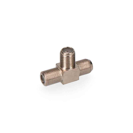Conector "f" ficha tripla macho em "t" edm embalada_0