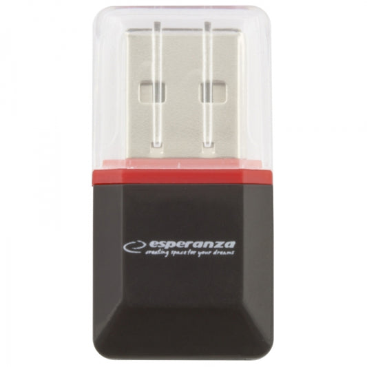 ESPERANZA MICRO SD USB 2.0 CARD READER BLACK_0