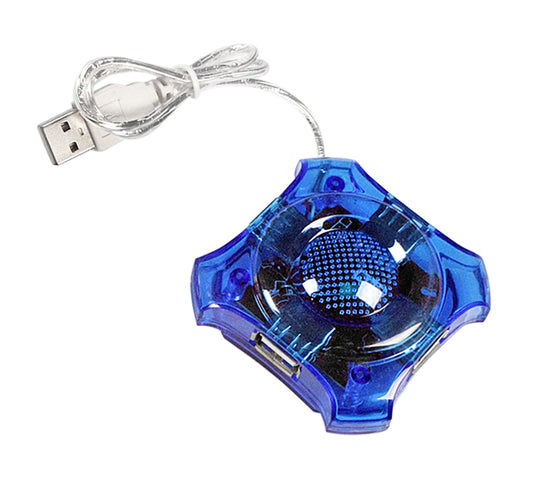 ESPERANZA 4 PORT USB 2.0 HUB STAR BLUE_0