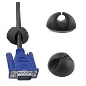 ESPERANZA MULTIPURPOSE CABLE CLIPS EBA101K BLACK_0