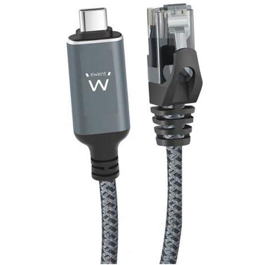 Cabo de rede Ewent EC2002 / Preto / Cinza / 2 m / Cat6_0