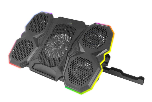 ESPERANZA RGB ILLUMINATED GAMING NOTEBOOK COOLING PAD WITH MOBILE PHONE STAND BREVA
_0