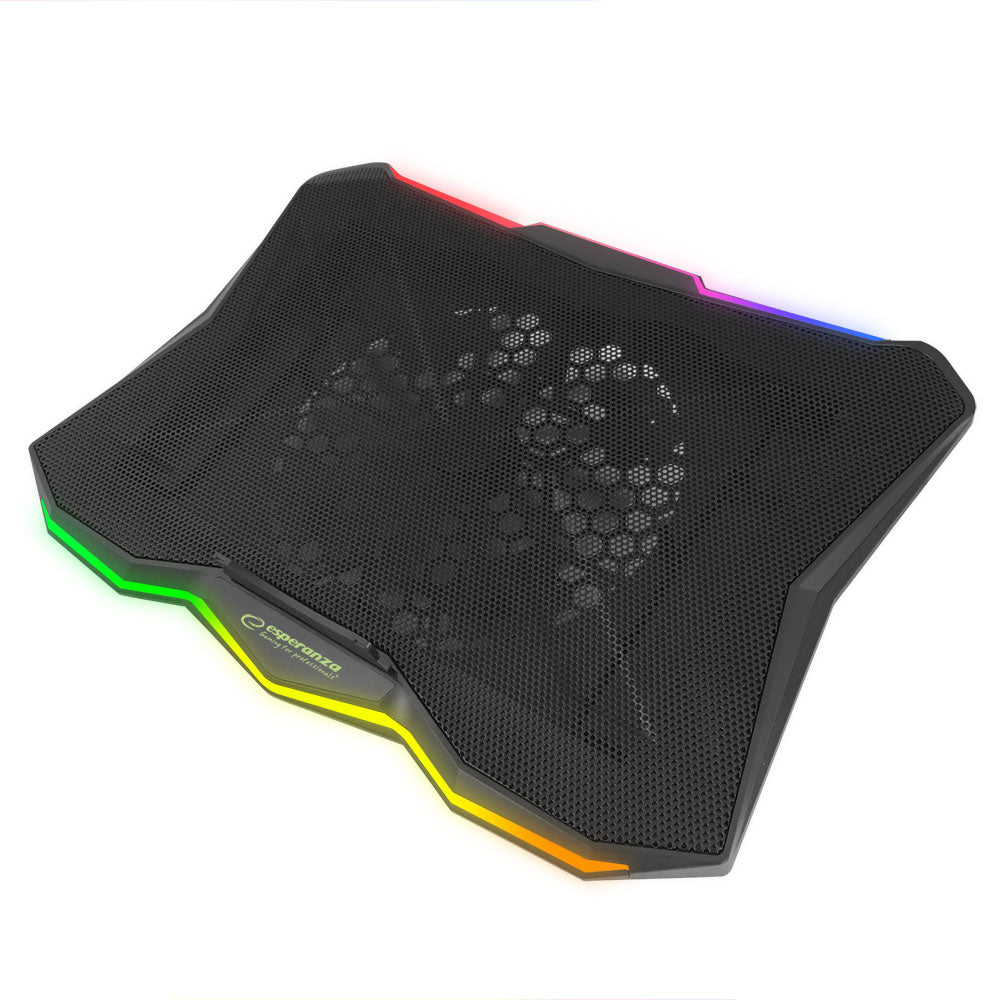 ESPERANZA RGB ILLUMINATED GAMING NOTEBOOK COOLING PAD XALOK_0