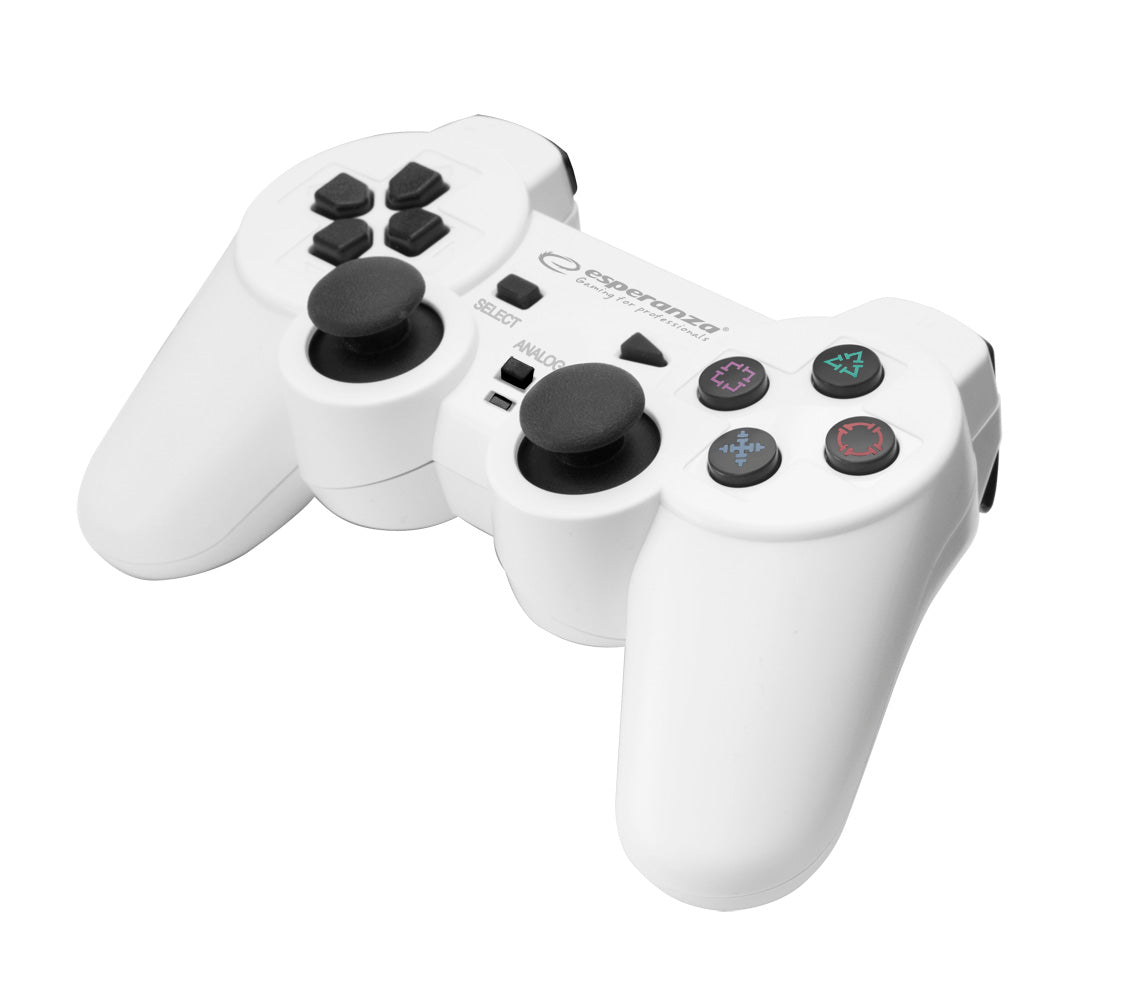 ESPERANZA GAMEPAD PS3/PC USB TROOPER WHITE/BLACK_0