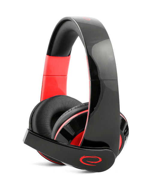 ESPERANZA STEREO HEADPHONES WITH MICROPHONE FOR GAMERS CONDOR RED_0