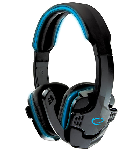 ESPERANZA STEREO HEADPHONES WITH MICROPHONE FOR GAMERS RAVEN BLUE_0