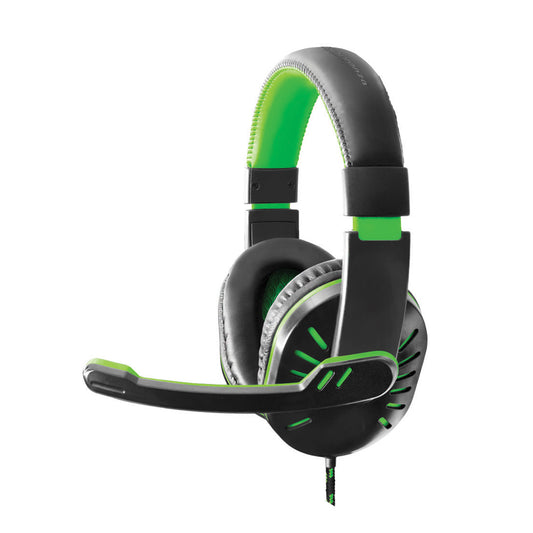 ESPERANZA HEADPHONES FOR GAMERS WITH MICROPHONE CROW GREEN_0