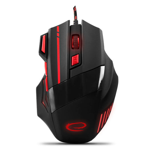 ESPERANZA WIRED MOUSE FOR GAMERS 7D OPT. USB MX201 WOLF RED_0