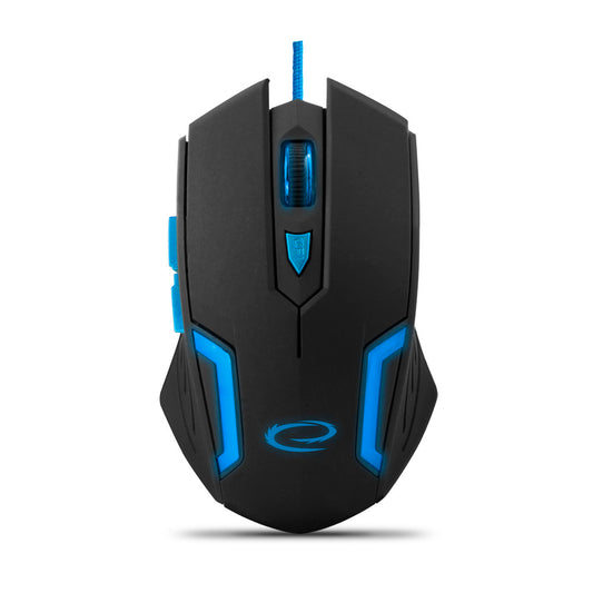 ESPERANZA WIRED MOUSE FOR GAMERS 6D OPT. USB MX205 FIGHTER BLUE_0