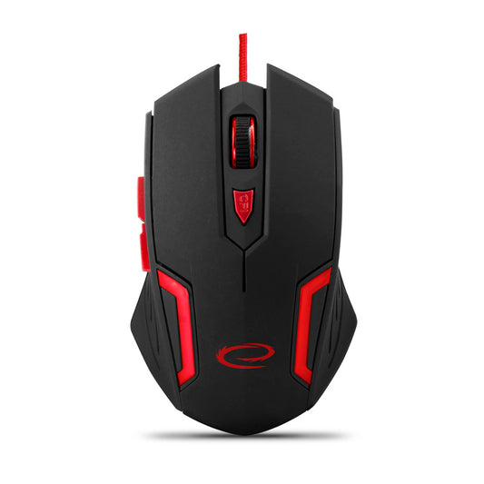 ESPERANZA WIRED MOUSE FOR GAMERS 6D OPT. USB MX205 FIGHTER RED_0