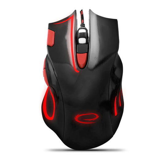 ESPERANZA WIRED MOUSE FOR GAMERS 7D OPT. USB MX401 HAWK BLACK-RED_0