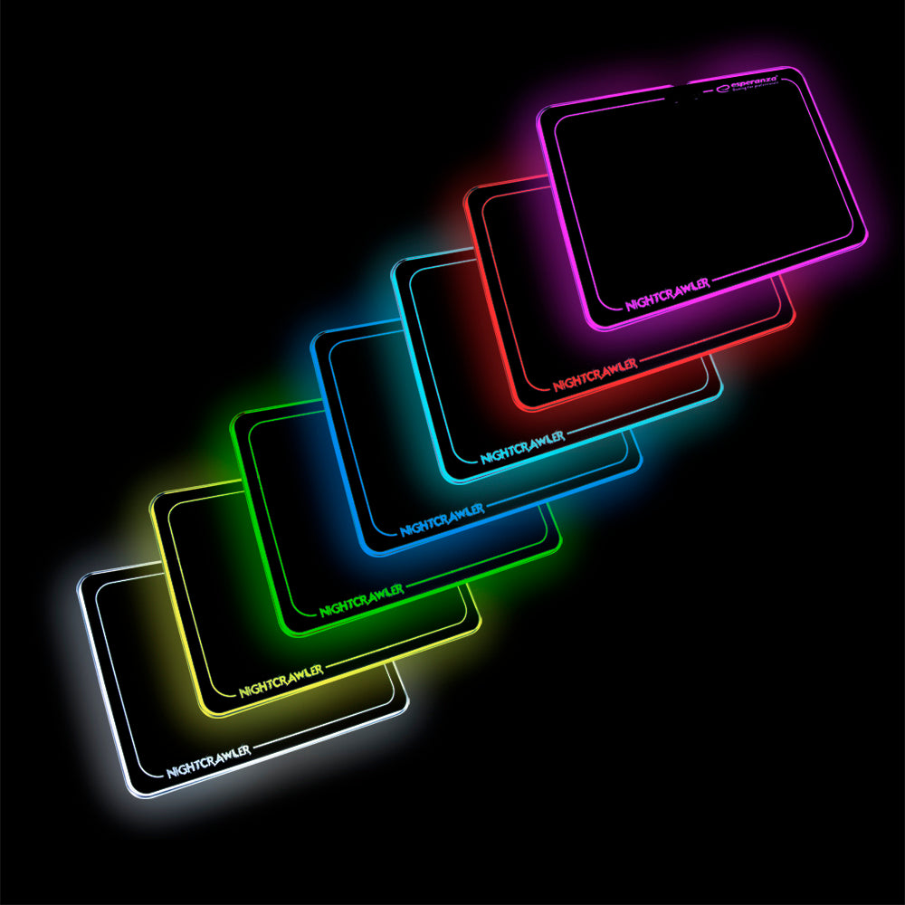 ESPERANZA ILLUMINATED GAMING MOUSE PAD LED RGB NIGHTCRAWLER_0