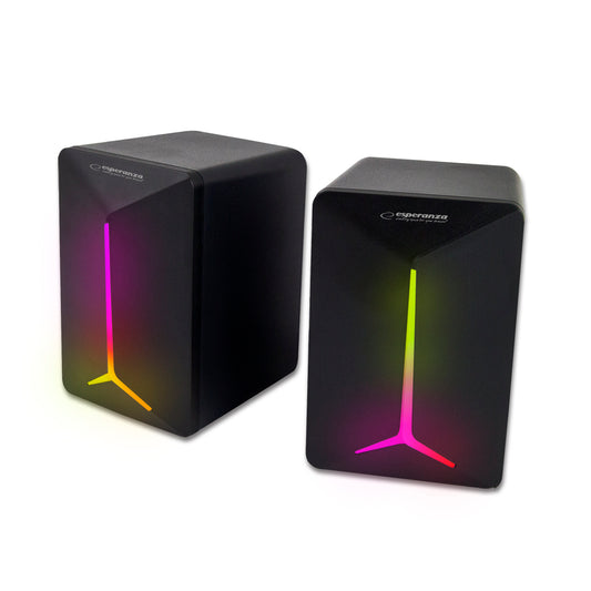 ESPERANZA USB SPEAKERS 2.0 LED RAINBOW FREVO_0
