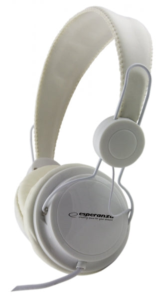 ESPERANZA STEREO AUDIO HEADPHONES SENSATION WHITE_0