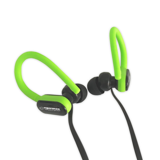 ESPERANZA EARPHONES WITH MICROPHONE EH197KG BLACK/GREEN_0