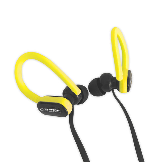 ESPERANZA EARPHONES WITH MICROPHONE EH197KY BLACK/YELLOW_0