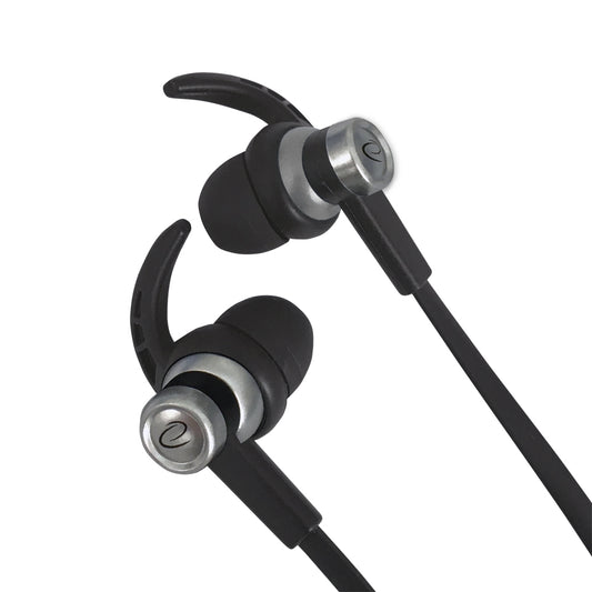 ESPERANZA EARPHONES WITH MICROPHONE AND VOLUME CONTROL EH201 BLACK/SILVER_0
