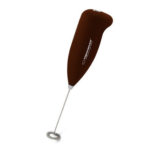 ESPERANZA MINI MILK FROTHER LATTE BROWN_0