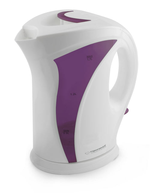 ESPERANZA ELECTRIC KETTLE IGUAZU 1.7 L WHITE/VIOLET_0