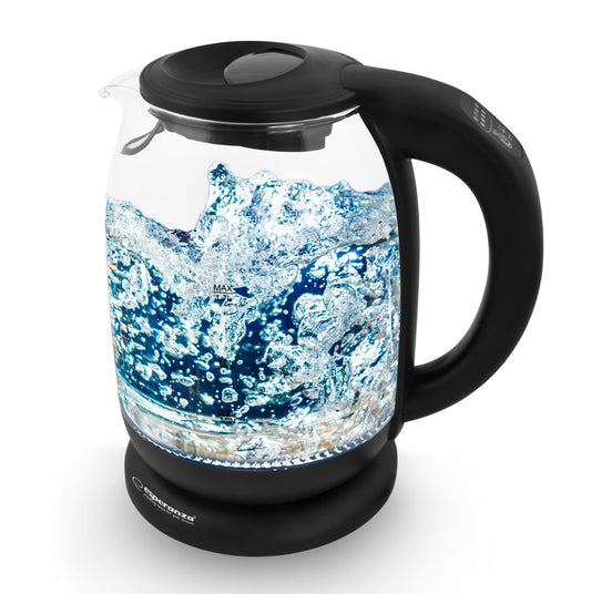 ESPERANZA ELECTRIC GLASS KETTLE WITH LED AND TEMPERATURE CONTROLER LOIRE 1.7 L BLACK_0