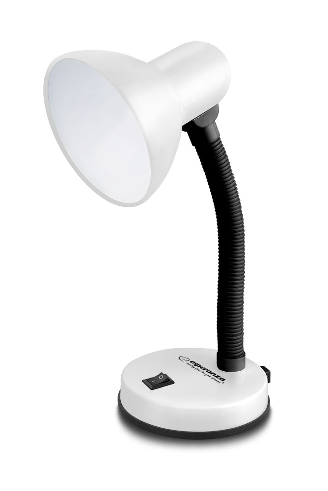 ESPERANZA DESK LAMP E27 VEGA WHITE_0
