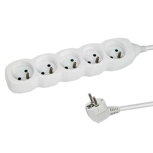 ESPERANZA POWER STRIP 5 SOCKETS 1.5M WHITE_0