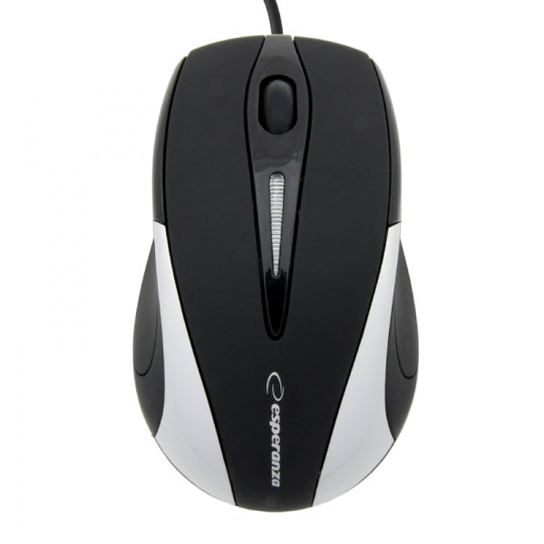 ESPERANZA SIRIUS 3D WIRED OPTICAL MOUSE USB BLACK/SILVER_0