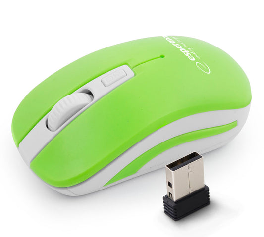 ESPERANZA WIRELESS 2.4GHZ OPTICAL MOUSE 4D USB URANUS GREEN/WHITE_0
