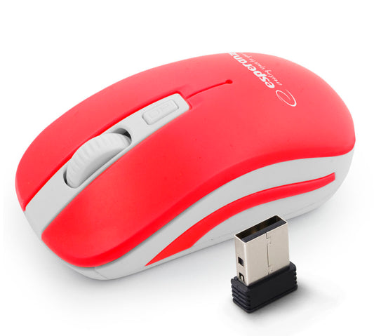 ESPERANZA WIRELESS 2.4GHZ OPTICAL MOUSE 4D USB URANUS RED/WHITE_0