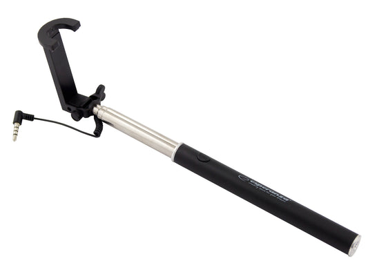WIRED MONOPOD FOR SMARTPHONES FOR MAKING SELFIE PICTURES BLACK_0