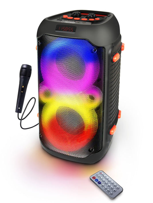 ESPERANZA RGB ILLUMINATED BT SPEAKER FM KARAOKE SINGER_0