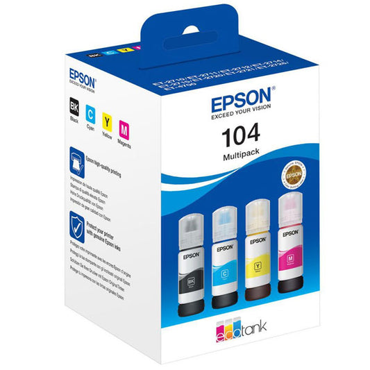 Multipack EcoTank 104 Epson / Preto_0