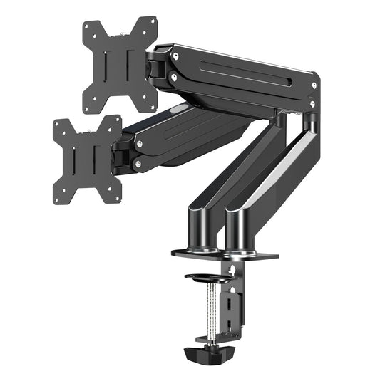 ESPERANZA DESK HOLDER WITH GAS SPRING FOR 2 COMPUTER MONITORS 17"-27" MACHE_0