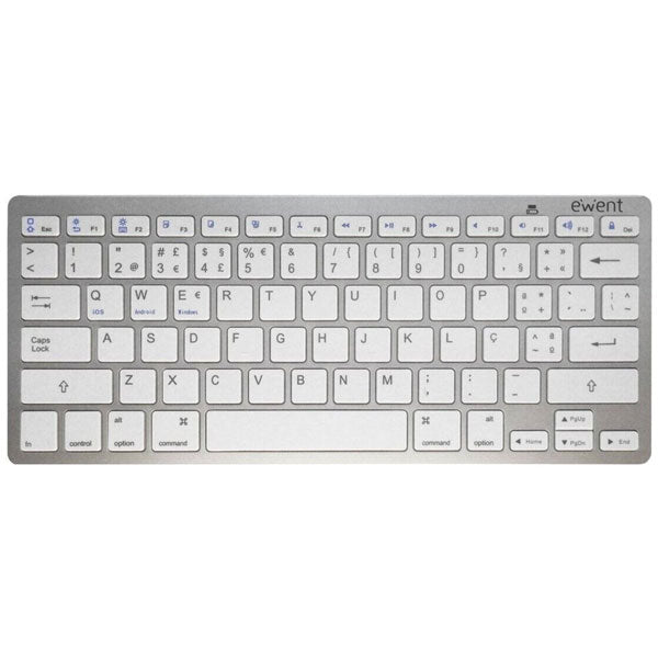 EWENT TECLADO BLUETOOTH IOS ANDROID WIN COMPACT SLIM SILVER PT_0