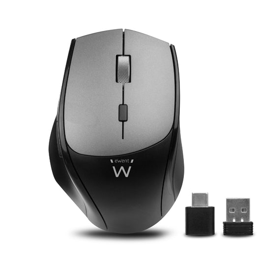 Rato Ewent / Preto / Óptico 2400 DPI / Inalâmbrico_0