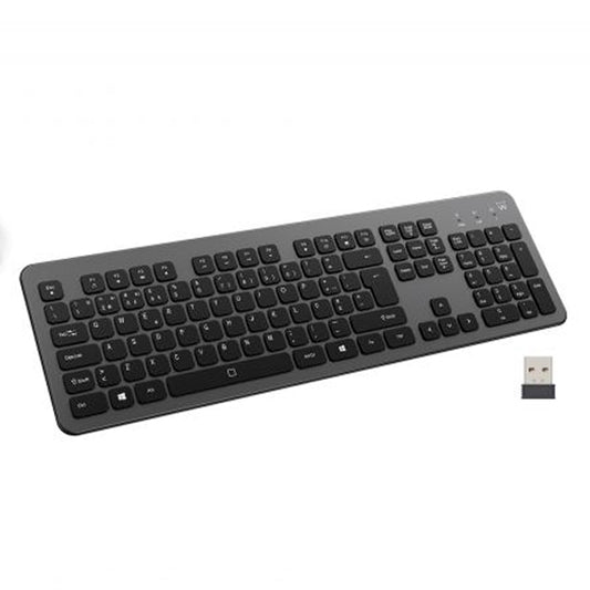 Teclado Wireless EWENT / Retroiluminado / Recarregável / Dark Grey / EW3297_0