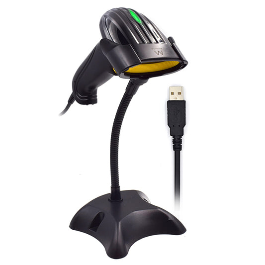 Lector de Códigos de Barras Ewent / Portátil 1D/2D LED / Preto_0