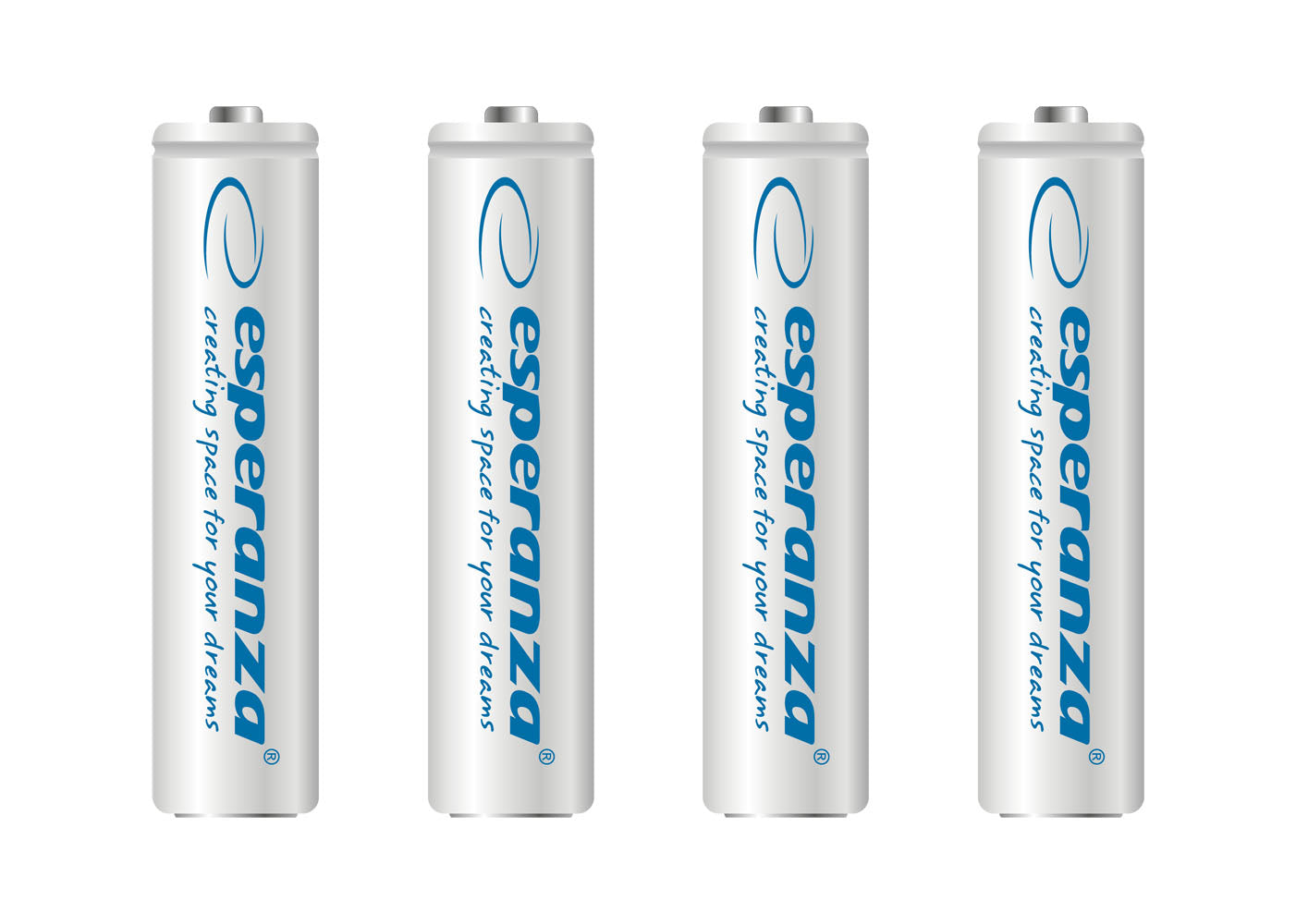 ESPERANZA RECHARGEABLE BATTERIES Ni-MH AAA 1000MAH 4PCS. WHITE
_0