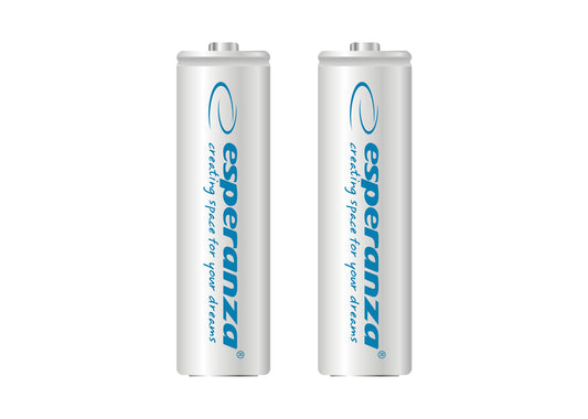 ESPERANZA RECHARGEABLE BATTERIES Ni-MH AA 2000MAH 2PCS. WHITE
_0