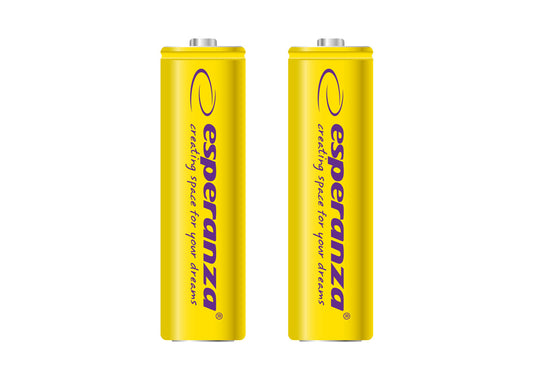 ESPERANZA RECHARGEABLE BATTERIES Ni-MH AA 2000MAH 2PCS. YELLOW
_0