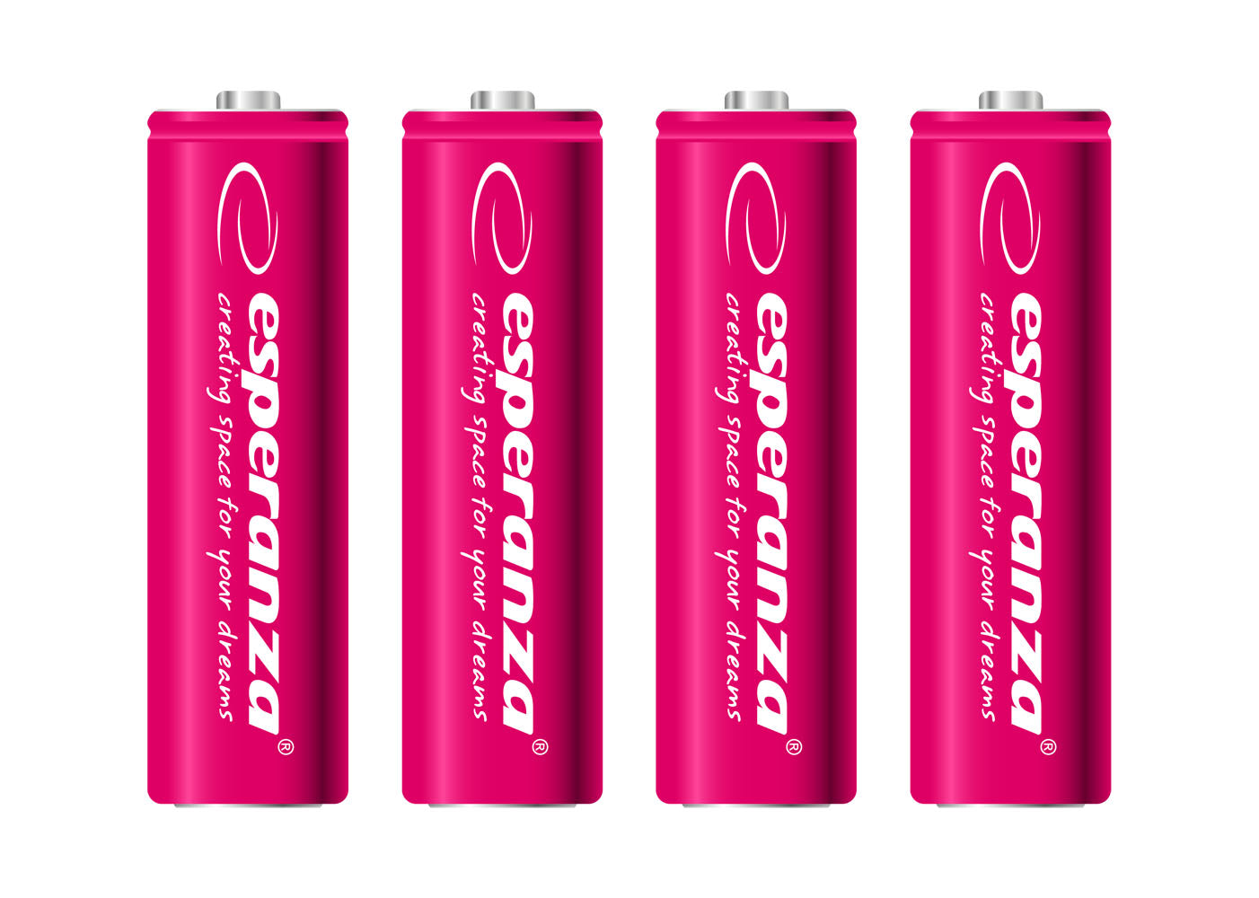 ESPERANZA RECHARGEABLE BATTERIES Ni-MH AA 2000MAH 4PCS. RED
_0