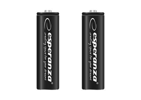 ESPERANZA RECHARGEABLE HIGH CAPACITY BATTERIES Ni-MH AA 2600MAH 2PCS.
_0