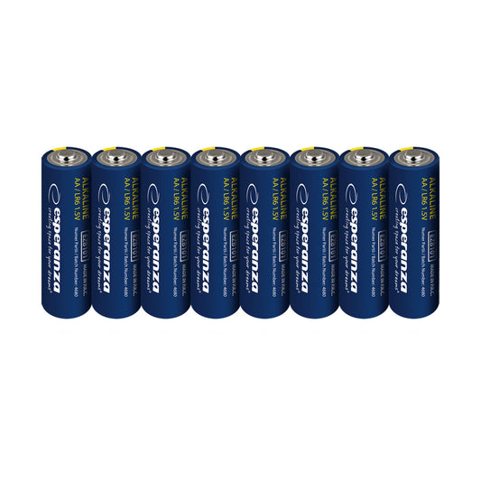 ESPERANZA ALKALINE BATTERIES AA 8PCS. BLISTER_0