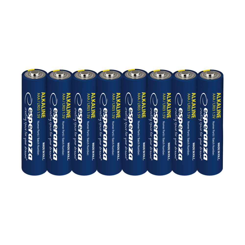 ESPERANZA ALKALINE BATTERIES AAA 8PCS. BLISTER_0