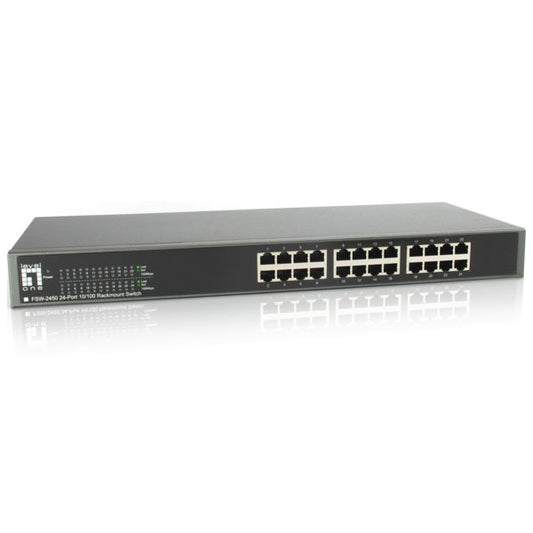 Switch Level One / Preto / 24-Port 10/100Mbps_0