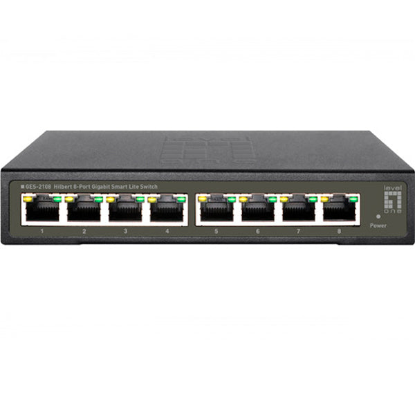 Switch LEVEL ONE / 8 Port Gigabit Smart Lite / GES-2108_0