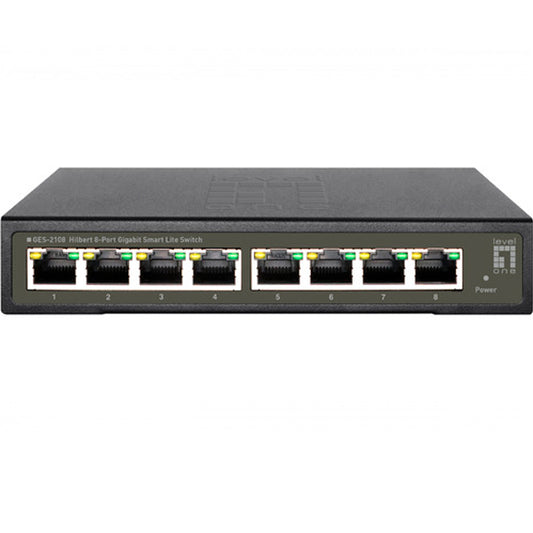 Switch LEVEL ONE / 8 Port Gigabit Smart Lite / GES-2108_0