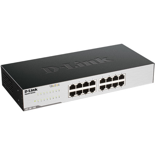 Switch D-LINK 16-PORT GIGABIT EASY DESKTOP / Preto / GO-SW-16G/E_0