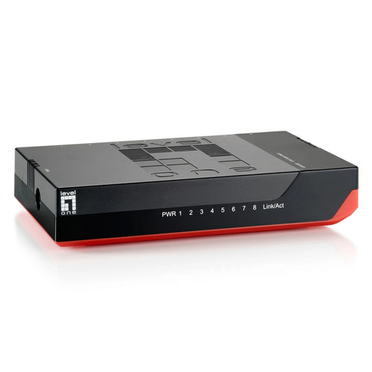 Switch Gigabit Level One / 8 Portas / Preto_0