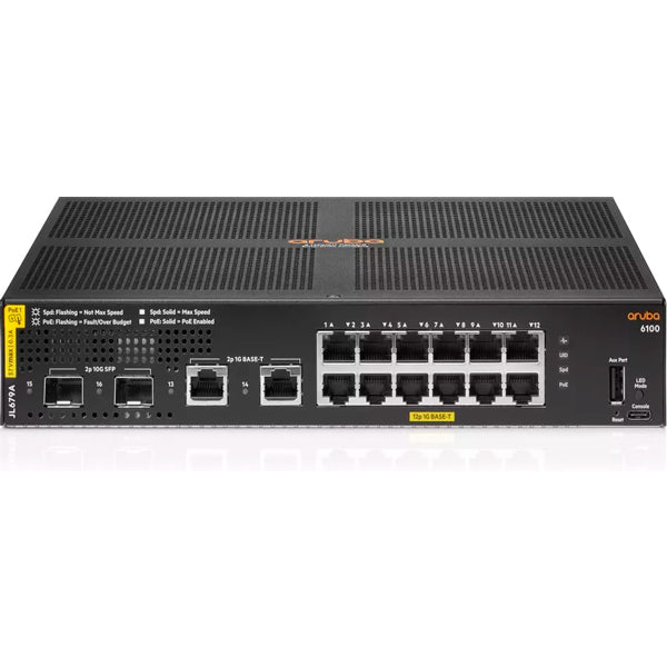 Switch Aruba 6100 12G PoE Classe 4 2G/2SFP+ 139 W_0